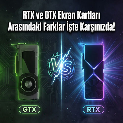RTX ve GTX Ekran kartları arasındaki farklar işte karşınızda!