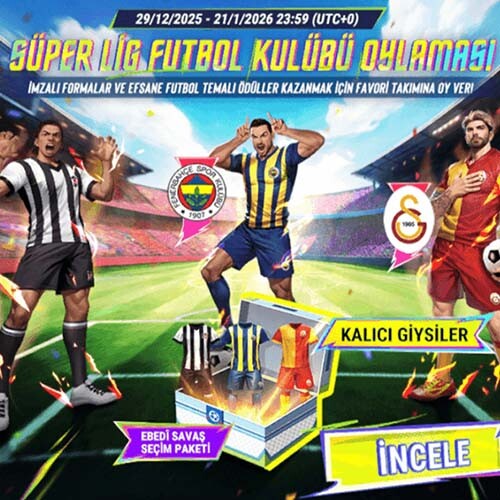PUBG Mobile Türk Futbol Takımları Resmen Oyunda!