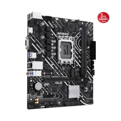 Asus PRIME H610M-K ARGB DDR5 Intel 1700p 5600 HDMI VGA M2 USB3.2 mATX 2XDIMM SLOTS,MAX.96GB, ASUS 5X PROTECTION III, AURA RGB - 2