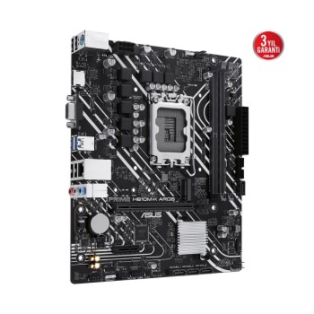 Asus PRIME H610M-K ARGB DDR5 Intel 1700p 5600 HDMI VGA M2 USB3.2 mATX 2XDIMM SLOTS,MAX.96GB, ASUS 5X PROTECTION III, AURA RGB - ASUS (1)