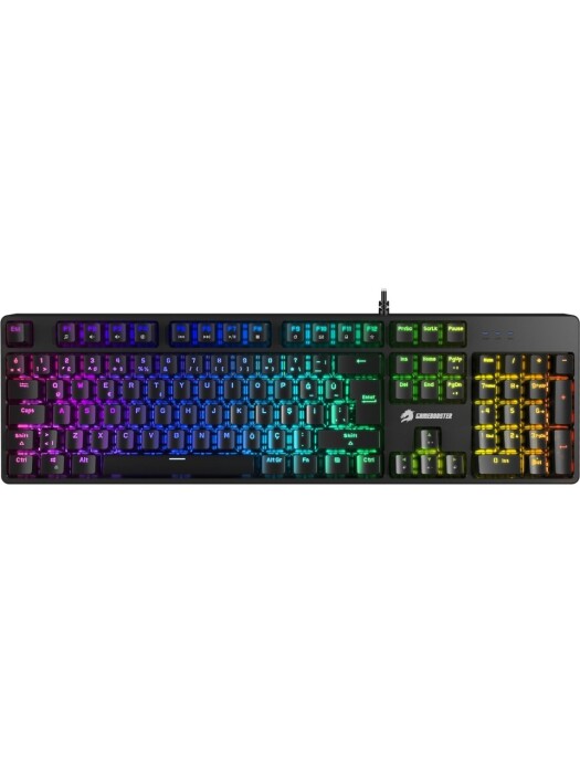 GameBooster G24B (SİYAH) Enigma Rainbow Aydınlatmalı Red Switch Oyun Klavyesi - 1