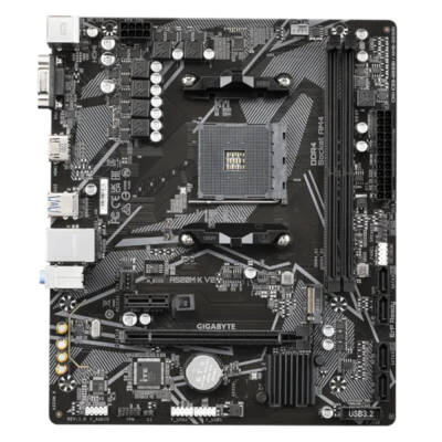 GIGABYTE A520M-K-V2 AM4 DDR4 SES GLAN HDMI/VGA SATA3 USB 3.2 mATX Anakart - 2