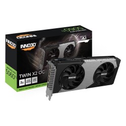 Inno3D RTX5060Ti 8GB Twin X2 OC 128Bit GDDR7 3xDP, HDMI - Inno3D