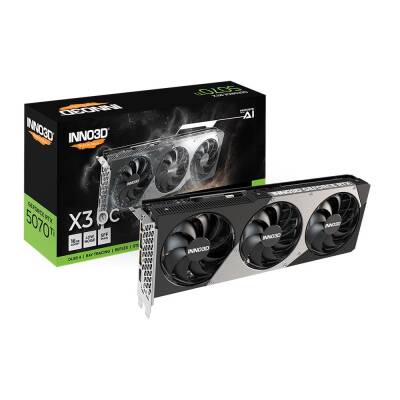 Inno3D RTX5070Ti x3 OC 16GB 256Bit GDDR7 3x DP, HDMI, DLSS 4, NVIDIA Reflex 2 - 1