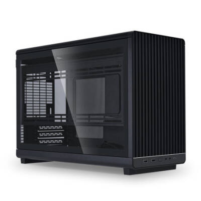 Lian Li Dan Case A3 Siyah Ahşap Cam Panel M-ATX Mi (G99.A3X-WDG.00) - 1