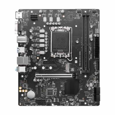 MSI PRO H610M-E DDR4 SOKET 1700 3200(OC) HDMI VGA M.2 USB3.2 1x 1G LAN mATX - 2