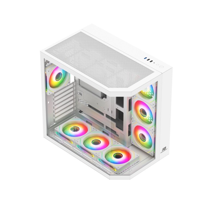 Powerboost Pb-a4375w (BEYAZ) 750w 80+Bronz Usb 3.2 Argb Atx Mid Tower Kasa - 2