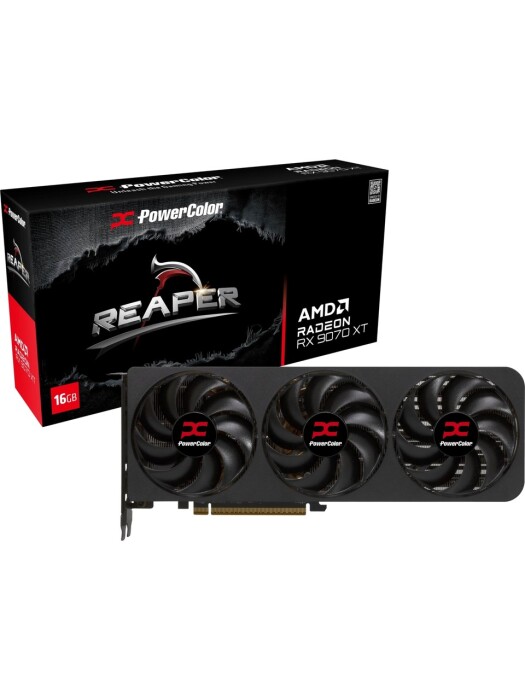 PowerColor Reaper 16GB RX9070 256Bit GDDR6 3xDP, 1xHDMI - 1