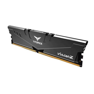 Team T-Force Vulcan Black 16GB 1x16GB 6000Mhz DDR5 CL38 Gaming Ram (FLBD516G6000HC38G01) - 2