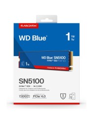 WD 1TB Blue SN5100 m2.nvme SSD Disk WDS100T5B0E 7100 -6700 MB/s, PCIe® Gen4 - 3