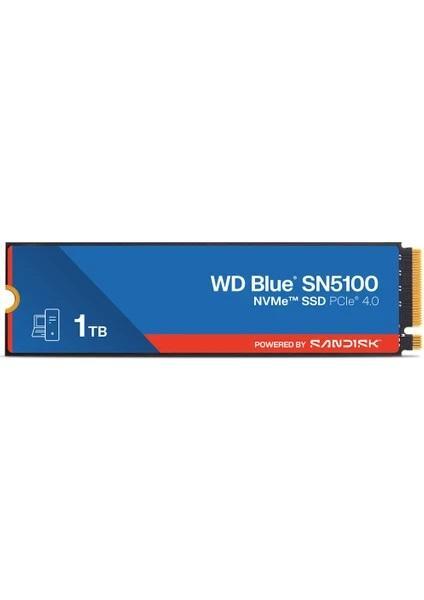 WD 1TB Blue SN5100 m2.nvme SSD Disk WDS100T5B0E 7100 -6700 MB/s, PCIe® Gen4 - 1