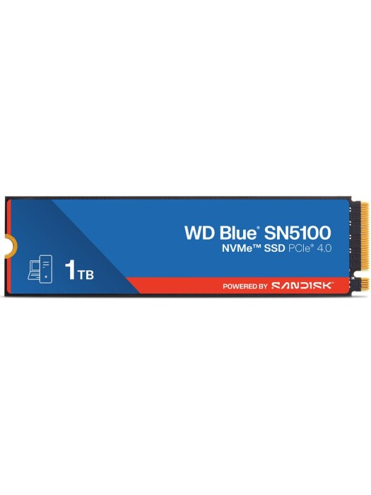 WD 1TB Blue SN5100 m2.nvme SSD Disk WDS100T5B0E 7100 -6700 MB/s, PCIe® Gen4 - 2