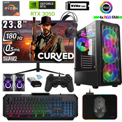 Xaser Armor X110 Ryzen 5 5500 32GB Ram 512GB M.2 NVMe SSD 6GB RTX3050 24