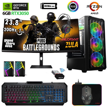 Xaser Armor X120 Ryzen 5 5500 32GB Ram 1TB M.2 NVMe SSD 6GB RTX3050 24