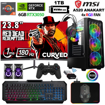 Xaser Armor X130 Ryzen 5 5500 32GB Ram 1TB M.2 NVMe SSD 12GB RTX3060 24