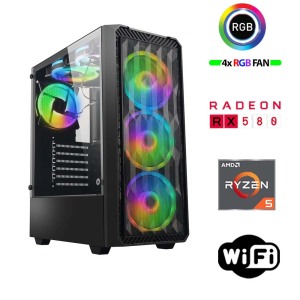 Xaser Armor X60 Ryzen 5 5500 32GB Ram 1TB M.2 NVMe SSD 8GB RX580 24