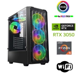 Xaser Armor X70 Ryzen 5 5500 16GB Ram 512GB M.2 NVMe SSD 6GB RTX3050 Oyuncu Tavsiye Sistem - Xaser