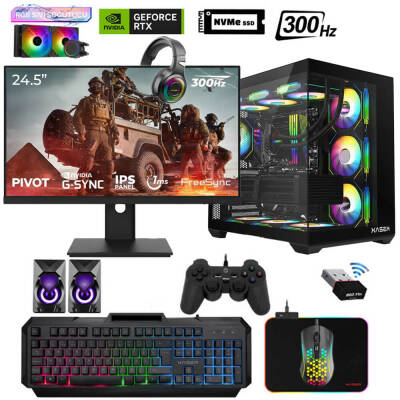 Xaser Assassin X55 Ryzen 7 5700X 32GB Ram 1TB M.2 NVMe SSD 8GB RTX5060 24.5