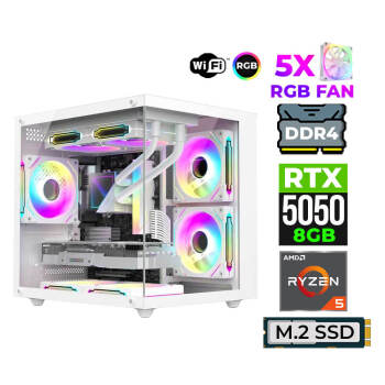 Xaser Astra X100 Ryzen 5 5600X 32GB Ram 1TB M.2 NVMe SSD 8GB RTX5050 Oyuncu Tavsiye Sistem - Xaser