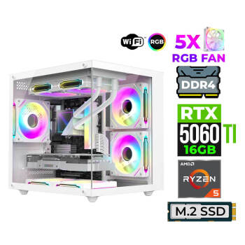 Xaser Astra X140 Ryzen 5 5600X 16GB Ram 512GB M.2 NVMe SSD 16GB RTX5060 Ti Oyuncu Tavsiye Sistem - Xaser