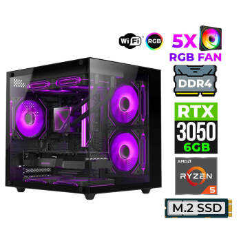 Xaser Astra X30 Ryzen 5 5600X 16GB Ram 512GB M.2 NVMe SSD RTX3050 Oyuncu Tavsiye Sistem - Xaser