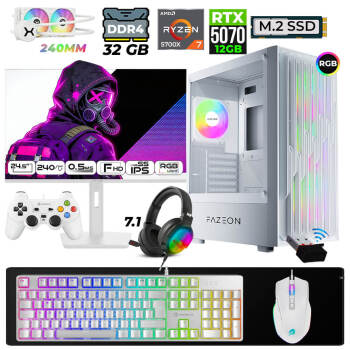 Xaser Astra X420 Ryzen 7 5700X 32GB Ram 1TB M.2 NVMe SSD 12GB RTX5070 Sıvı Soğutmalı 24,5