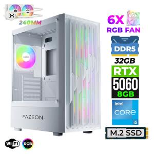 Xaser Astra X670 i5 14400F 32GB DDR5 Ram 1TB M.2 NVMe SSD 8GB RTX5060 Sıvı Soğutmalı Oyuncu Tavsiye Sistem - Xaser