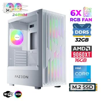 Xaser Astra X700 i5 14400F 32GB DDR5 Ram 1TB M.2 NVMe SSD 16GB RX9060 XT Sıvı Soğutmalı Oyuncu Tavsiye Sistem - Xaser