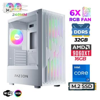 Xaser Astra X780 i7 14700F 32GB DDR5 Ram 1TB M.2 NVMe SSD 16GB RX9060 XT Sıvı Soğutmalı Oyuncu Tavsiye Sistem - Xaser