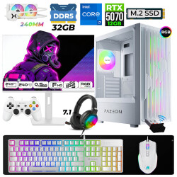 Xaser Astra X810 i7 14700F 32GB DDR5 Ram 1TB M.2 NVMe SSD 12GB RTX5070 Sıvı Soğutmalı 24,5