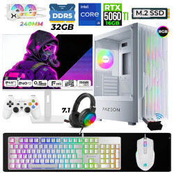 Xaser Astra X880 i9 14900KF 32GB DDR5 Ram 1TB M.2 NVMe SSD 16GB RTX5060 Ti Sıvı Soğutmalı 24,5