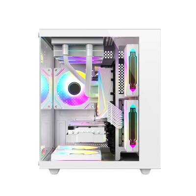 Xaser Cube X240 i7 14700F 32GB DDR5 Ram 1TB M.2 NVMe SSD 16GB RTX5060 Ti Sıvı Soğutmalı Masaüstü Oyuncu Bilgisayarı - 2