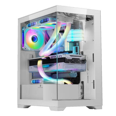 Xaser Delux x2 Ryzen 7 5700x 32GB Ram 1TB M.2 NVMe SSD 8GB RTX4060 Sıvı Soğutmalı Oyuncu Tavsiye Sistem - 4