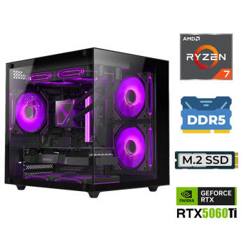 Xaser Elite X150 Ryzen 7 7800X3D 16GB DDR5 Ram 1TB M.2 NVMe SSD 16GB RTX5060Ti Sıvı Soğutmalı Oyuncu Tavsiye Sistem - Xaser