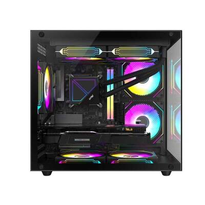 Xaser Epic X10 Ryzen 5 5600 16GB Ram 512GB M.2 NVMe SSD 8GB RTX5060 Ekran Kartı Masaüstü Oyun Bilgisayarı - 3