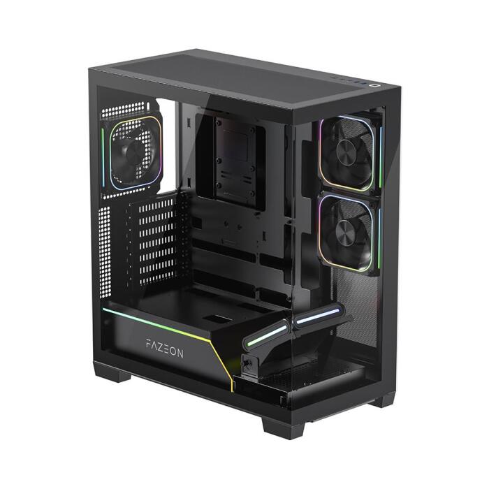 Xaser Fade X150 Ryzen 7 7700 32GB DDR5 Ram 1TB M.2 NVMe SSD 16GB RTX5060Ti Sıvı Soğutmalı Oyuncu Bilgisayarı - 3