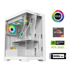 Xaser GX100 i5 12400F 16GB Ram 512GB M.2 NVMe SSD 6GB RTX3050 Sıvı Soğutma Oyuncu Tavsiye Sistem - Xaser