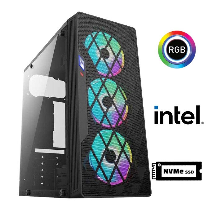 Xaser GX20 i5 3470 16GB Ram 512GB M.2 NVMe SSD 4GB GT740 Oyuncu Tavsiye Sistem - 1