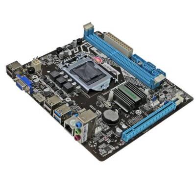 XASER H81 Soket Lga1150 Ddr3 1600 Mhz M.2 Nvme Vga Hdmı Anakart - 1