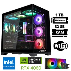 Xaser Lexus x15 i5 14400F 32GB Ram 1TB M.2 NVMe SSD 8GB RTX4060 Sıvı Soğutmalı Oyuncu Bilgisayarı - Xaser