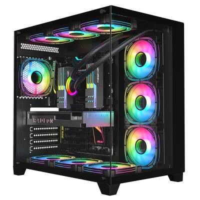 Xaser Lexus x690 Ryzen 7 7800X3D 32GB Ram 1TB M.2 NVMe SSD 16GB RTX5060 Ti Sıvı Soğutmalı Oyuncu Bilgisayarı - 2