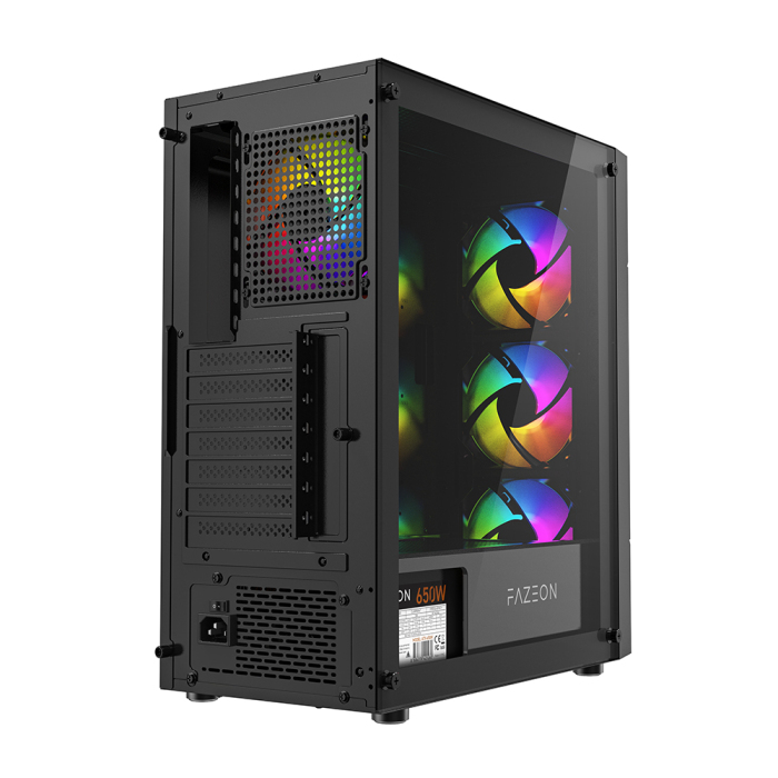 Xaser Light X50 Ryzen 7 5700X 32GB Ram 1TB M.2 NVMe SSD 12GB RTX5070 Masaüstü Oyuncu OEM Bilgisayar - 4