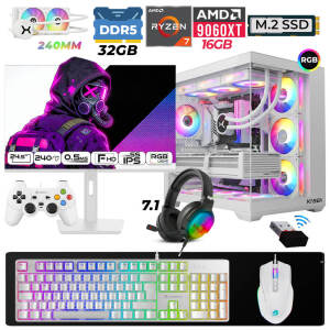 Xaser Moon X80 Ryzen 7 7800X3D 32GB DDR5 Ram 1TB M.2 NVMe SSD 16GB RX9060 XT Sıvı Soğutmalı 24,5