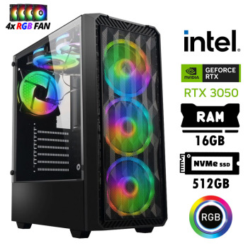 Xaser Nano X30 i3 13100F 16GB Ram 512GB M.2 Nvme SSD 6GB RTX3050 Oyuncu Hazır Tavsiye Sistem - Xaser