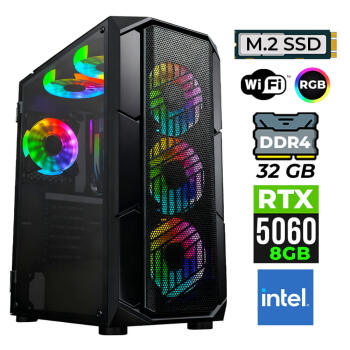 Xaser Neon X160 Intel i3 14100F 32GB Ram 1TB M.2 NVMe SSD 8GB RTX5060 Oyuncu Tavsiye Sistem - Xaser