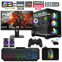 Xaser Nova x50 Ryzen 7 5700X 32GB Ram 1TB M.2 NVMe SSD 16GB RX9060 XT Sıvı Soğutmalı 24.5
