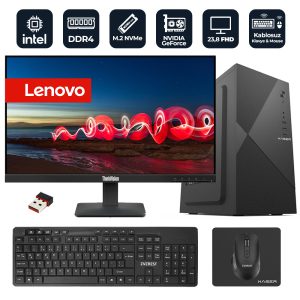 XASER OfficePro L23 Intel Core i5-12400F 16GB RAM 512GB M.2 NVMe SSD 2GB GT610 23.8