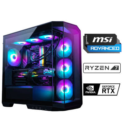 Xaser Pano X110 Ryzen 7 7800X3D 32GB DDR5 Ram 1TB M.2 NVMe SSD 12GB RTX5070 Sıvı Soğutmalı Msi Oyuncu OEM Paket - 1