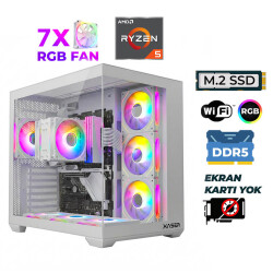 Xaser Raze X100 Ryzen 5 7600 32GB DDR5 Ram 1TB M.2 NVMe SSD Hazır Tavsiye Sistem - Xaser