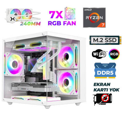 Xaser Raze X150 Ryzen 7 7800X3D 16GB DDR5 Ram 512GB M.2 NVMe SSD Sıvı Soğutmalı Hazır Tavsiye Sistem - 1